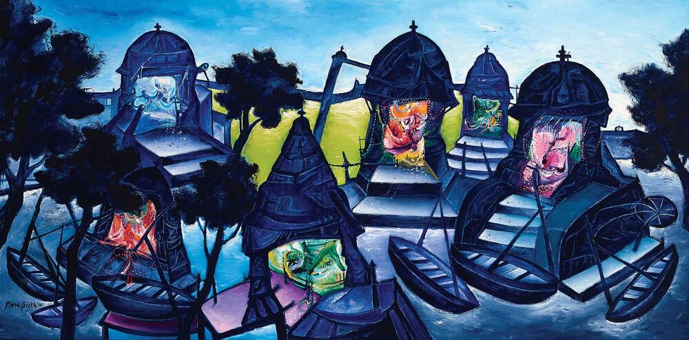 Manu Parekh Banaras Artwork