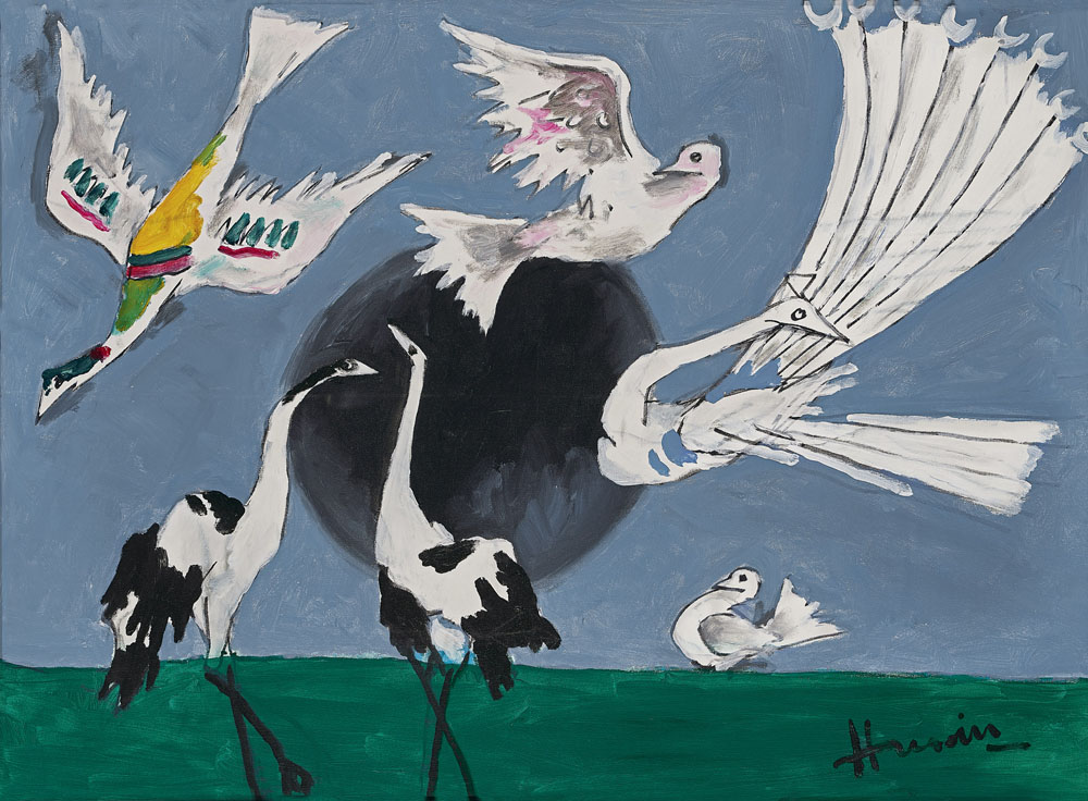 M F Husain Artwork