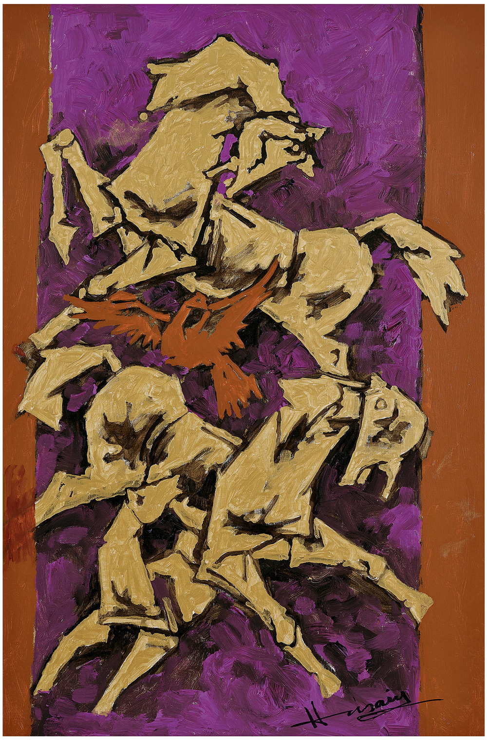 M F Husain Horse