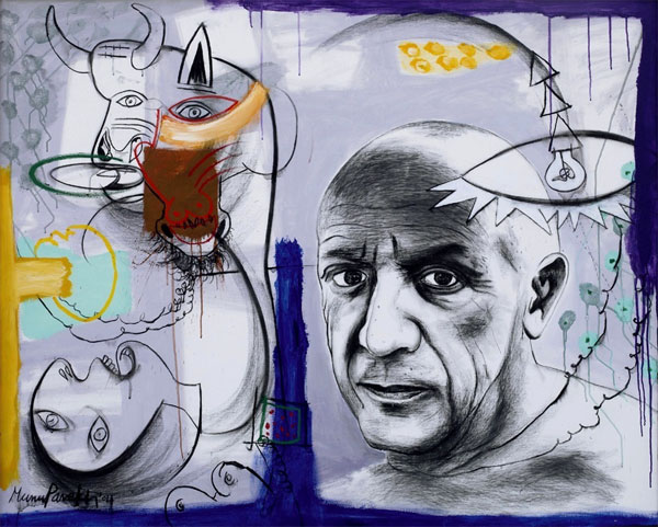 Manu Parekh Pablo Picasso Painting