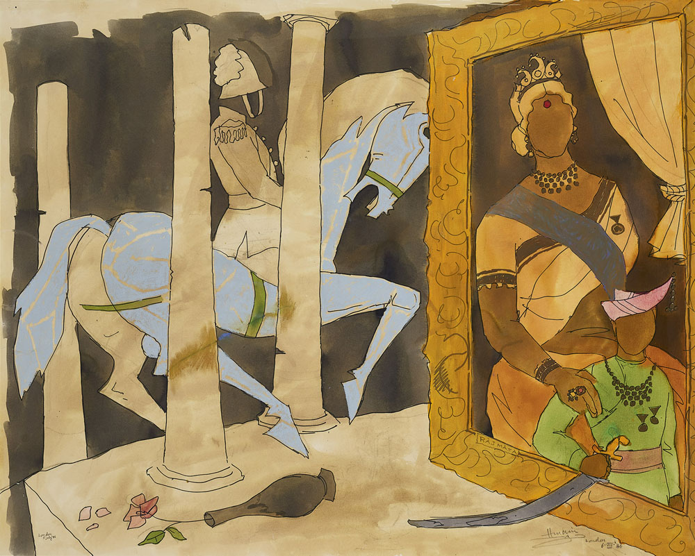 M F Husain Paintings