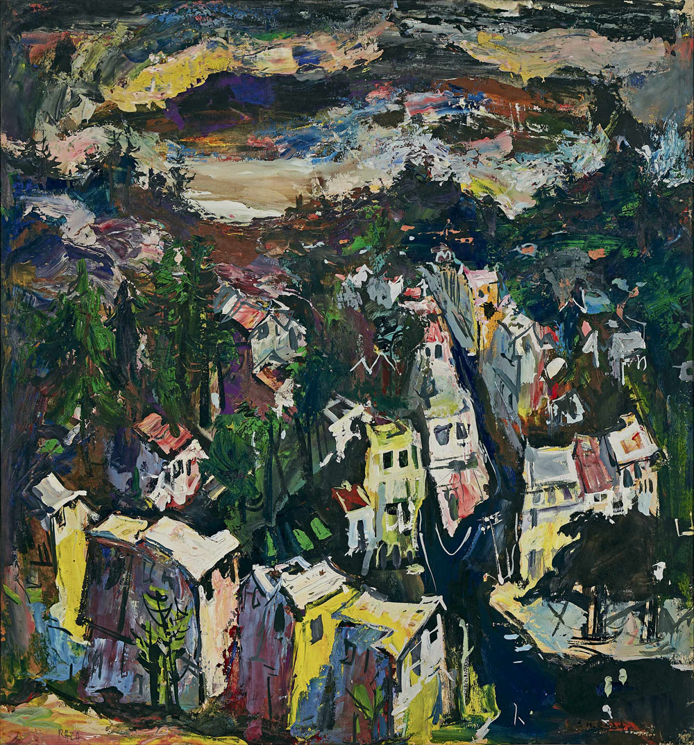 S H Raza Kashmir Painting